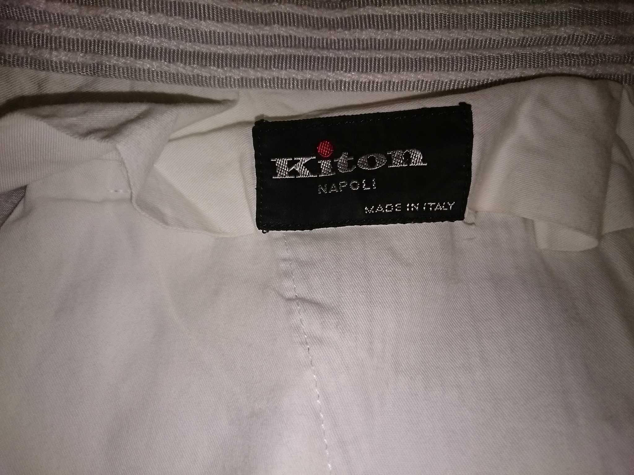 Оригинальные брюки высокой посадки Kiton. Италия. 48 р