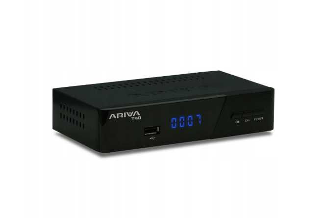 dekoder telewizji naziemnej ARIVA T40 Ferguson NOWY H265 HEVC