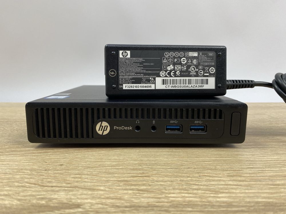 Комп'ютер HP ProDesk 600 G2 Mini PC/i3-6100t /8GB DDR4/128SSD/Wi-Fi