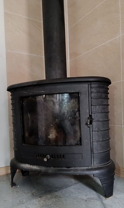 Piec żeliwny, koza, 9 kW