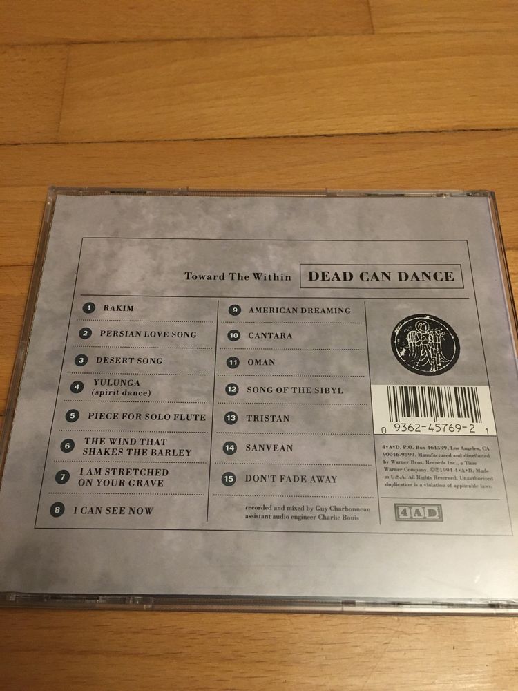 DEAD CAN DANCE toward the within USA CD 1st press