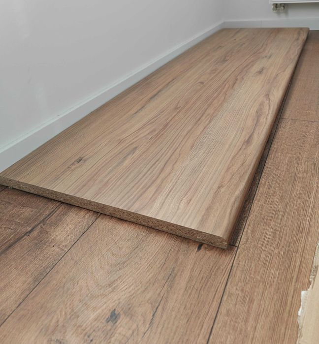 Blat Laminowany Biuro Styl 60 x 2,8 x 209 cm Dąb Catania