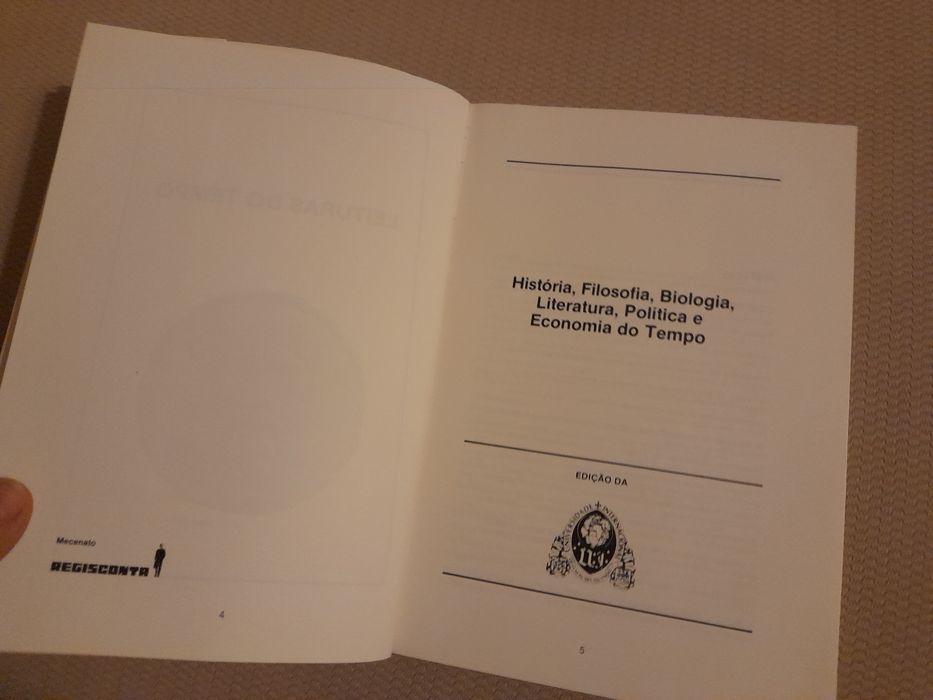 Livro "Leituras do tempo"