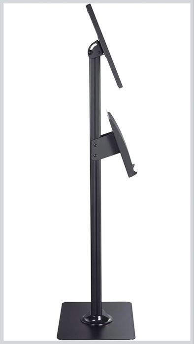 iPad suporte duplo em aço, folhetos e antiroubo para Tablet com chave