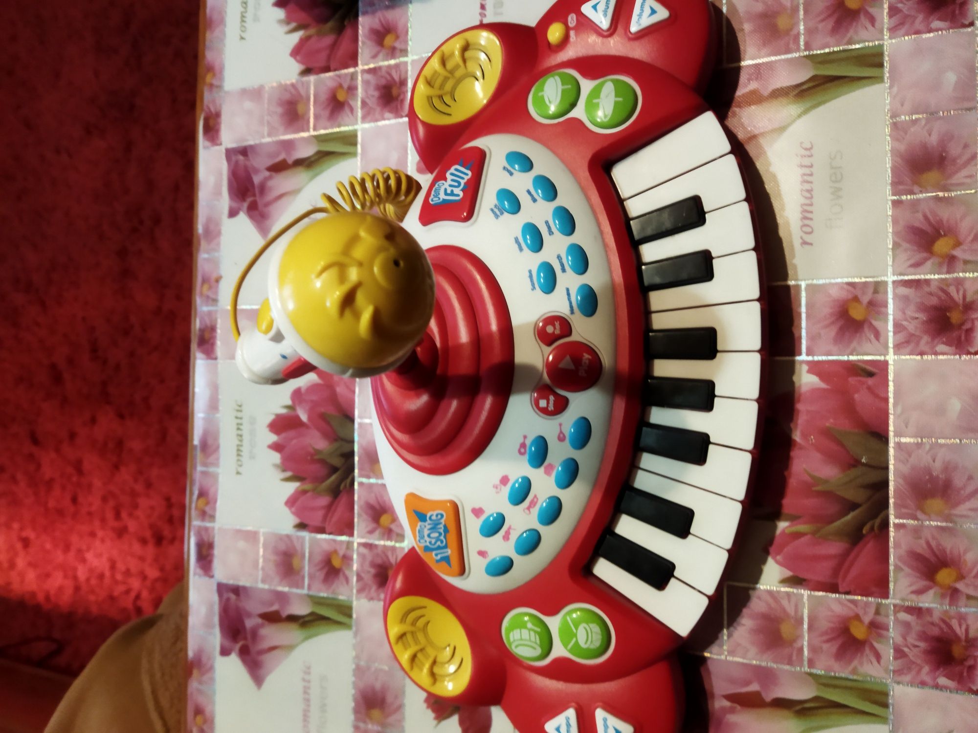 Pianinko z mikrofonem Smily Play