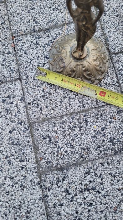 Świecznik z mosiądzu