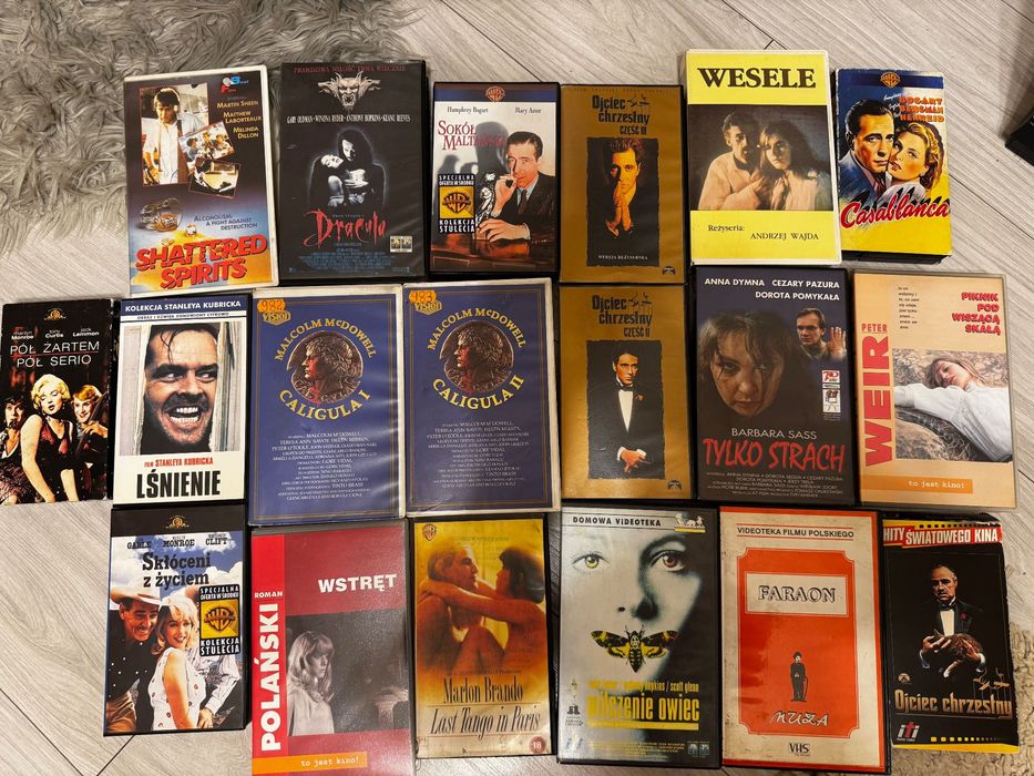 Kasety VHS ORGINALNE 14 sztuk