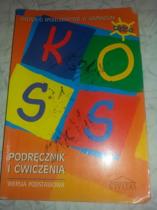 Podręcznik i Cwiczenia Wiedza o społeczeństwie w gimnazjum Civitas