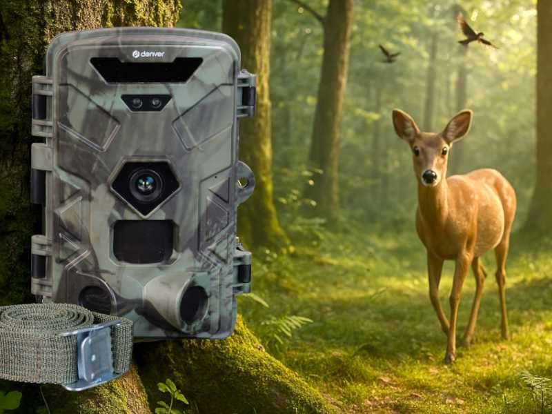 Mini Kamera Szpiegowska Fotopułapka Leśna Dzień i Noc NOWA