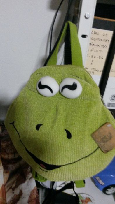 Mochila sapo em pano nova