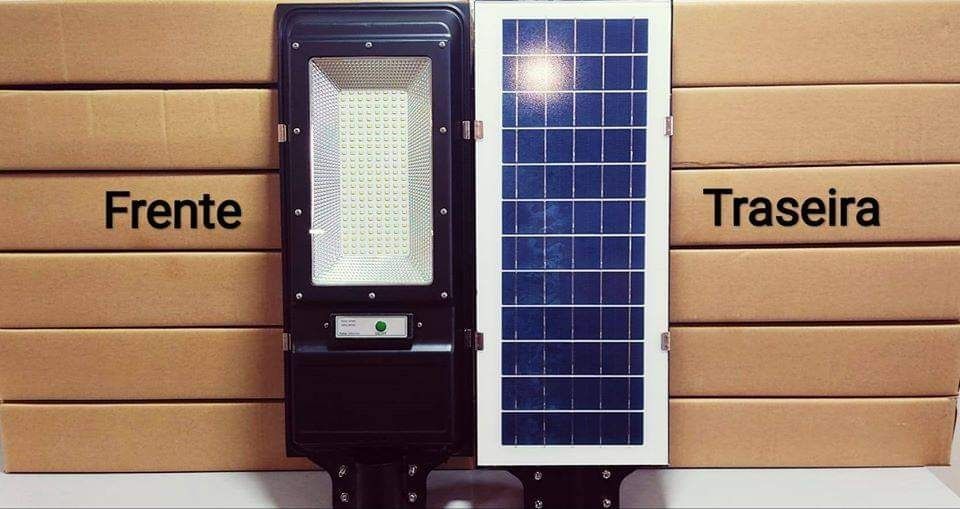 100W! Focos LED Solar TUDO em 1 única peça!