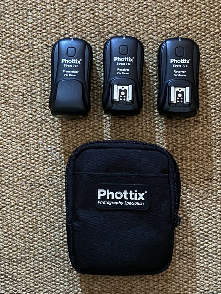 Triggers Phottix Stato TTL Canon Transmissor Flash sem fio