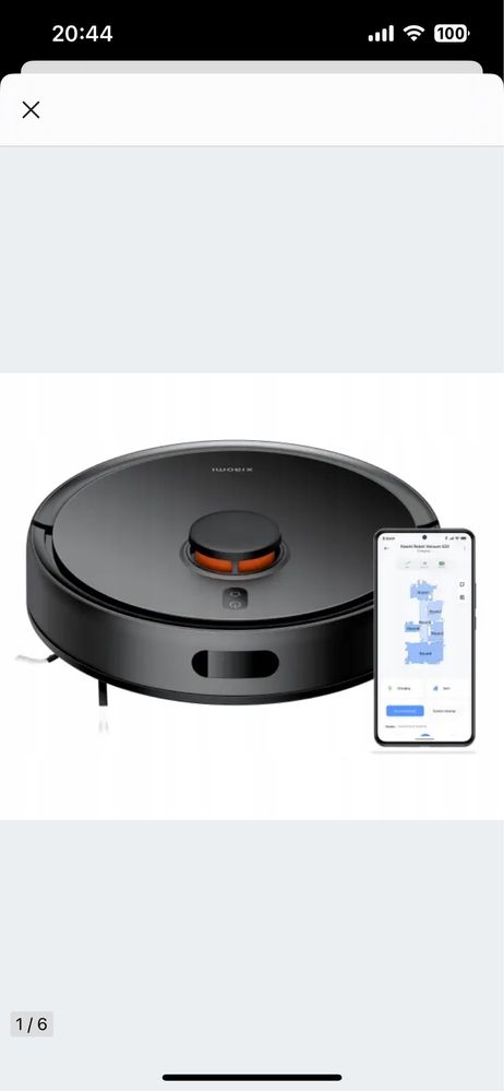 Robot sprzatajacy Xiaomi robot vacuum S20 mopowanie 120 min