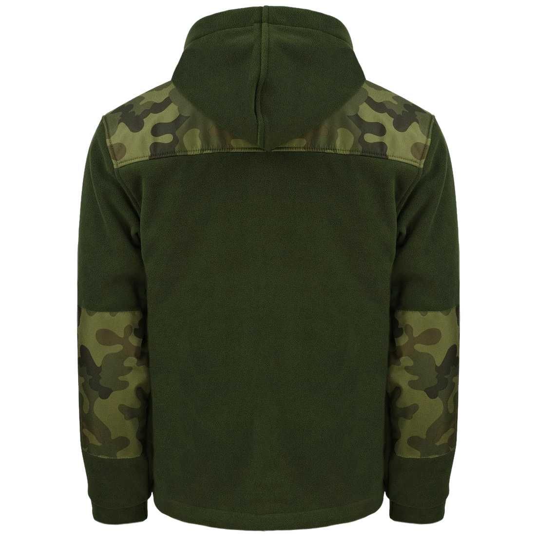 POLSKI Gruby Polar Męski KHAKI MORO KAPTUR 4XL 360grProducent 128,90zł