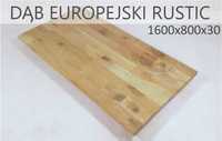 Blat do biurka drewno dąb rustic 1600x800x30mm