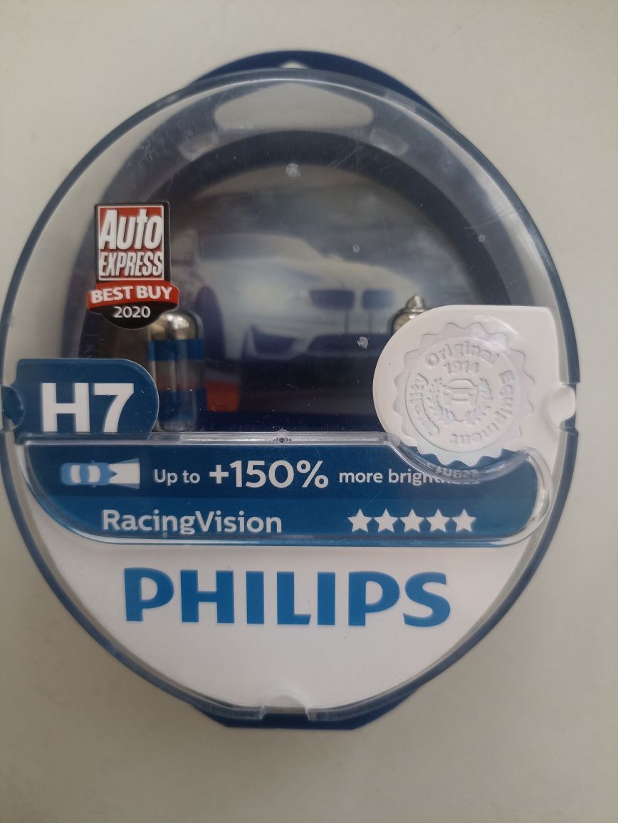 Лампа H7 Philips up to +150 RacingVision