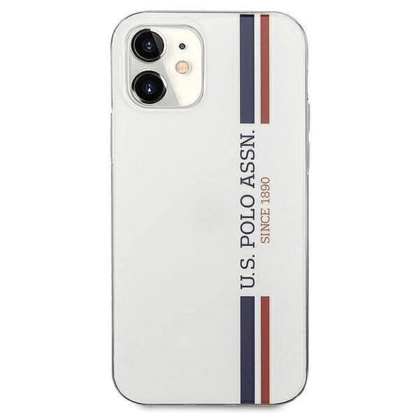 Etui U.s. Polo Assn. Tricolor Collection na iPhone 12 mini - białe