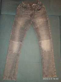 spodnie jeansy 146cm chłopięce