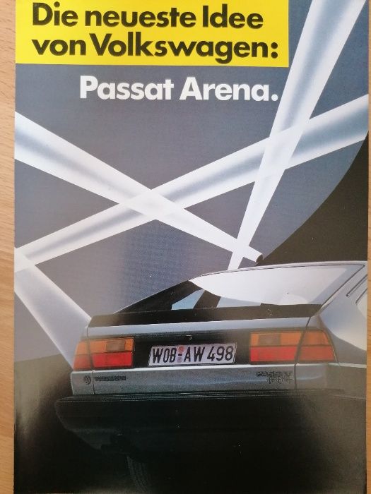 Prospekt VW Passat B2 Arena 1985r.r