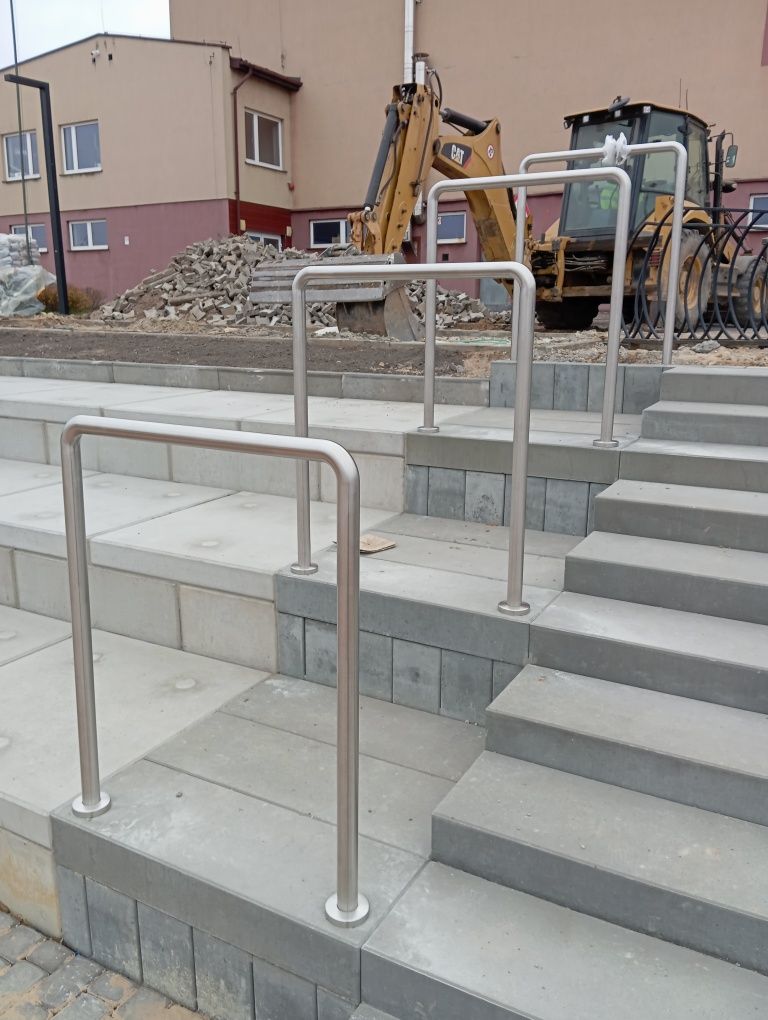 Balustrada barierka nierdzewna balkon francuska zabezpieczenie inox