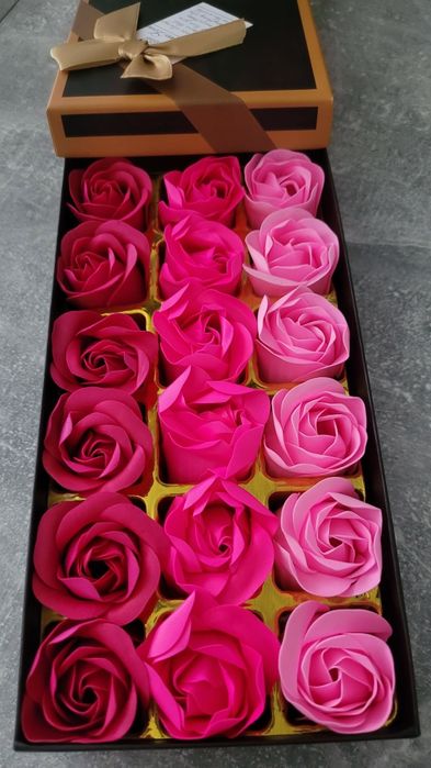 Róże mydlane 18szt