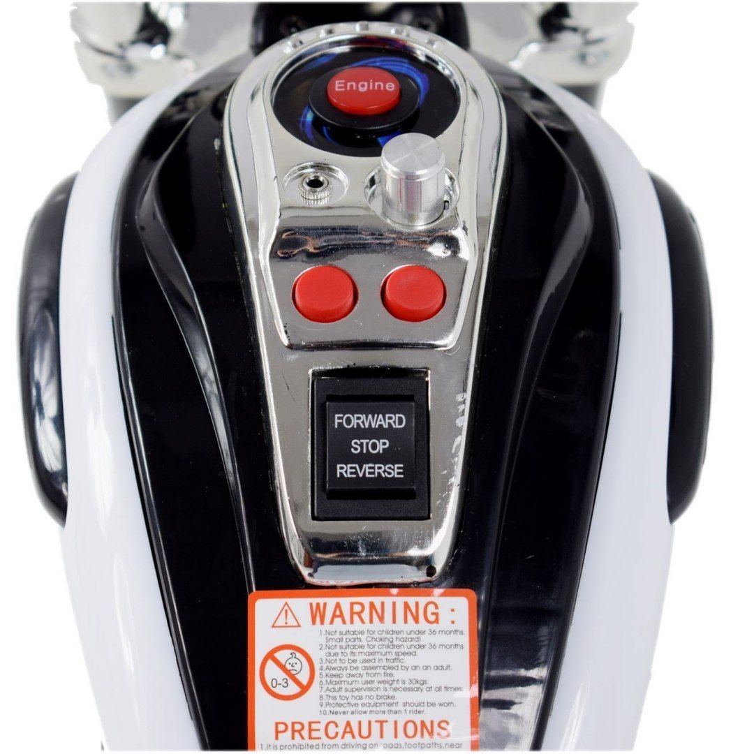 Motor Chopper Z Oparciem, Warkiem Silnika/Sh618