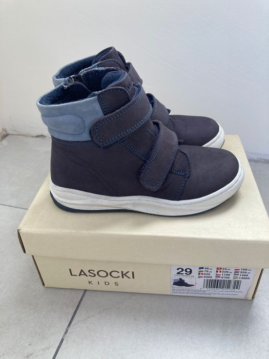 Buciki chłopięce za kostkę Lasocki r.29