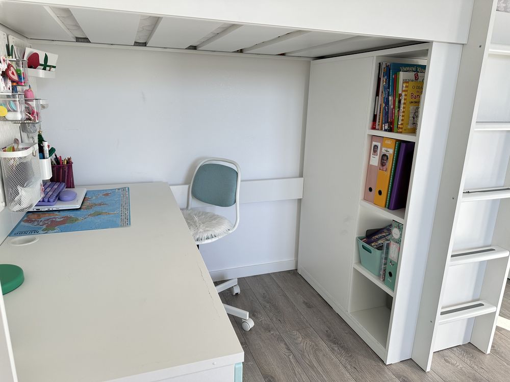 cama alta para criança