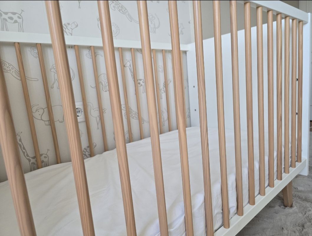 Berço 3-In-1_ 120X60 Zippy + colchão - oportunidade