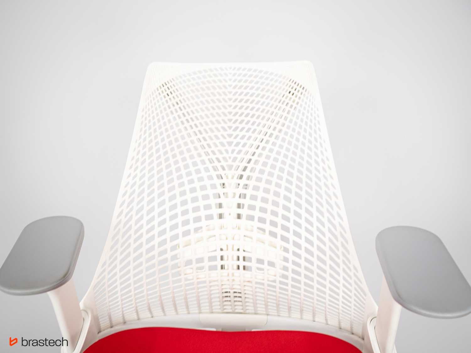 Fotel biurowy Herman Miller Sayl elastomer oparcia siatka 3D