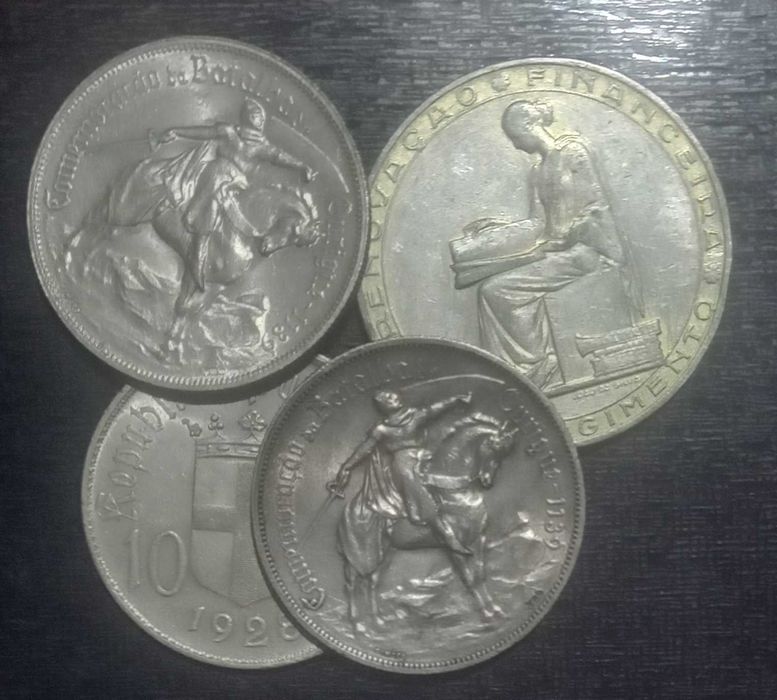 Moedas Comemorativas (novas). De prata, cupro níquel e bimetalicas.