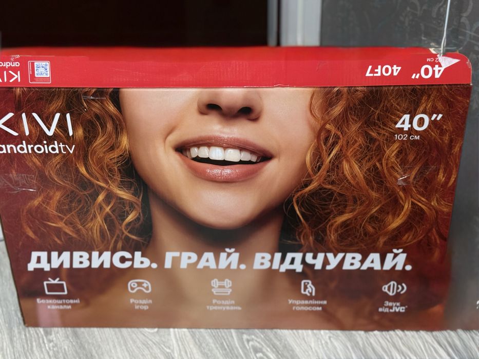 40" Full HD Телевізор KIVI 40F740LB Smart TV Black