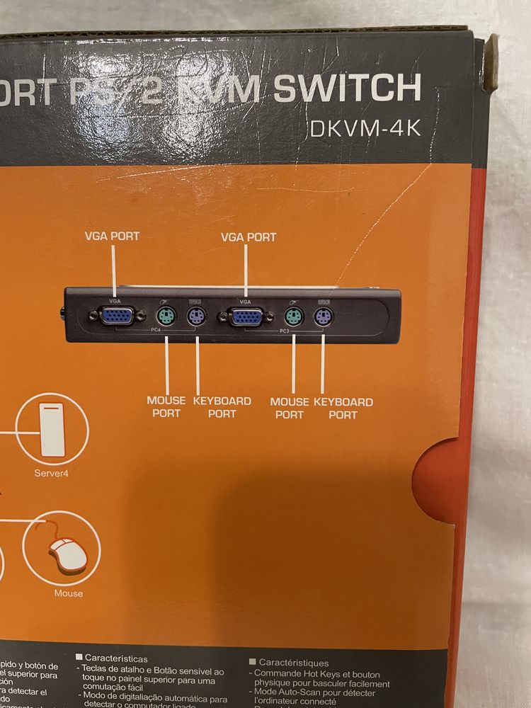 Комутатор D-link 4port Ps / 2kvm switch