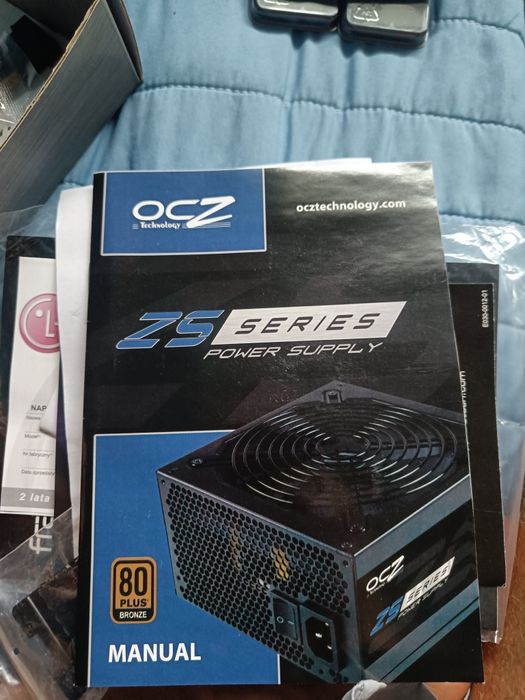 Zestaw PC - Radeon RX 580 / i5 2500k / OCZ ZS SERIES 650W / uszkodzony