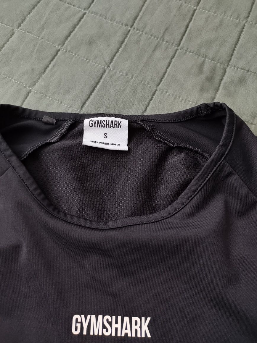 Gymshark rozmiar S crop top długi rękaw long sleeve damski