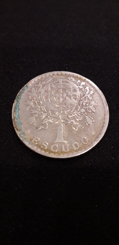 Moeda de 1 Escudo de 1946 República Portuguesa