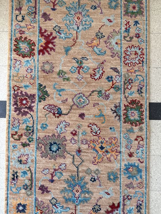 Tapete em lã Azeri Paquistao 382 x 81 cm