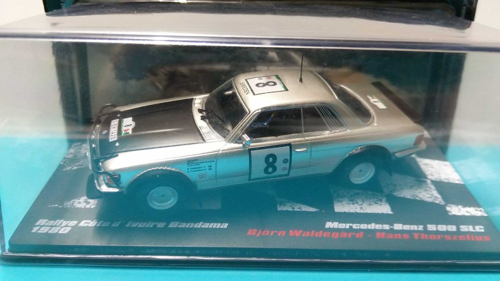 Mercedes-Benz 500 SLC #8: winner Rally Bandama (Costa Marfim) 1980