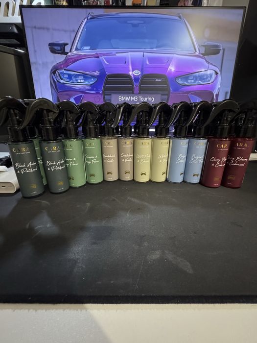 Perfumy do samochodu trwałe wiele zapchów 100ml