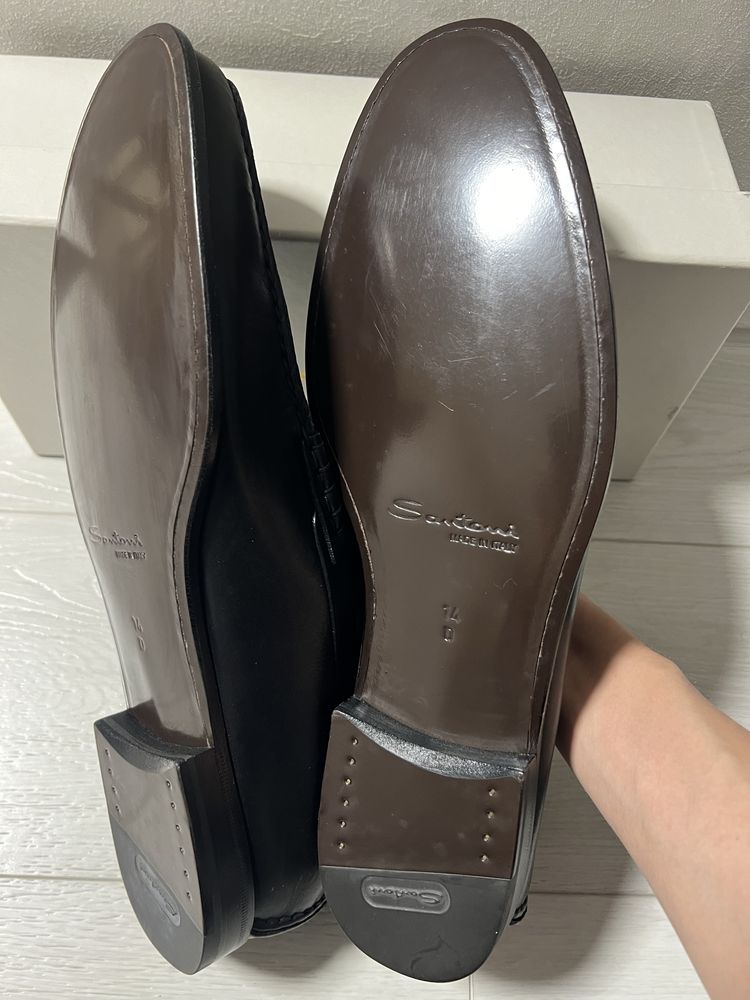 Туфлі лофери Santoni оригінал