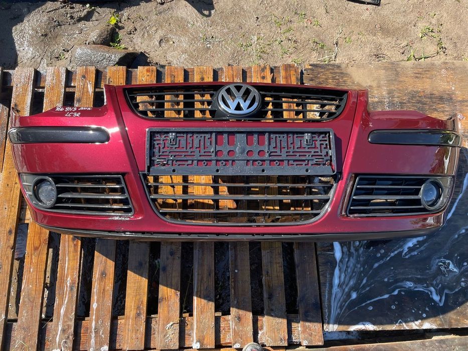 vw polo 9n3 IV 07r zderzak przód przedni kompletny lakier- LC3R