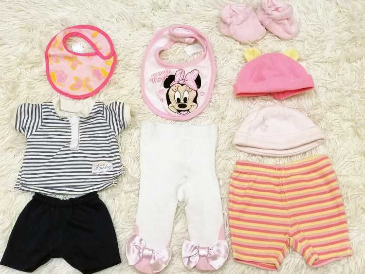 zestaw ubranek dla lalki newborn