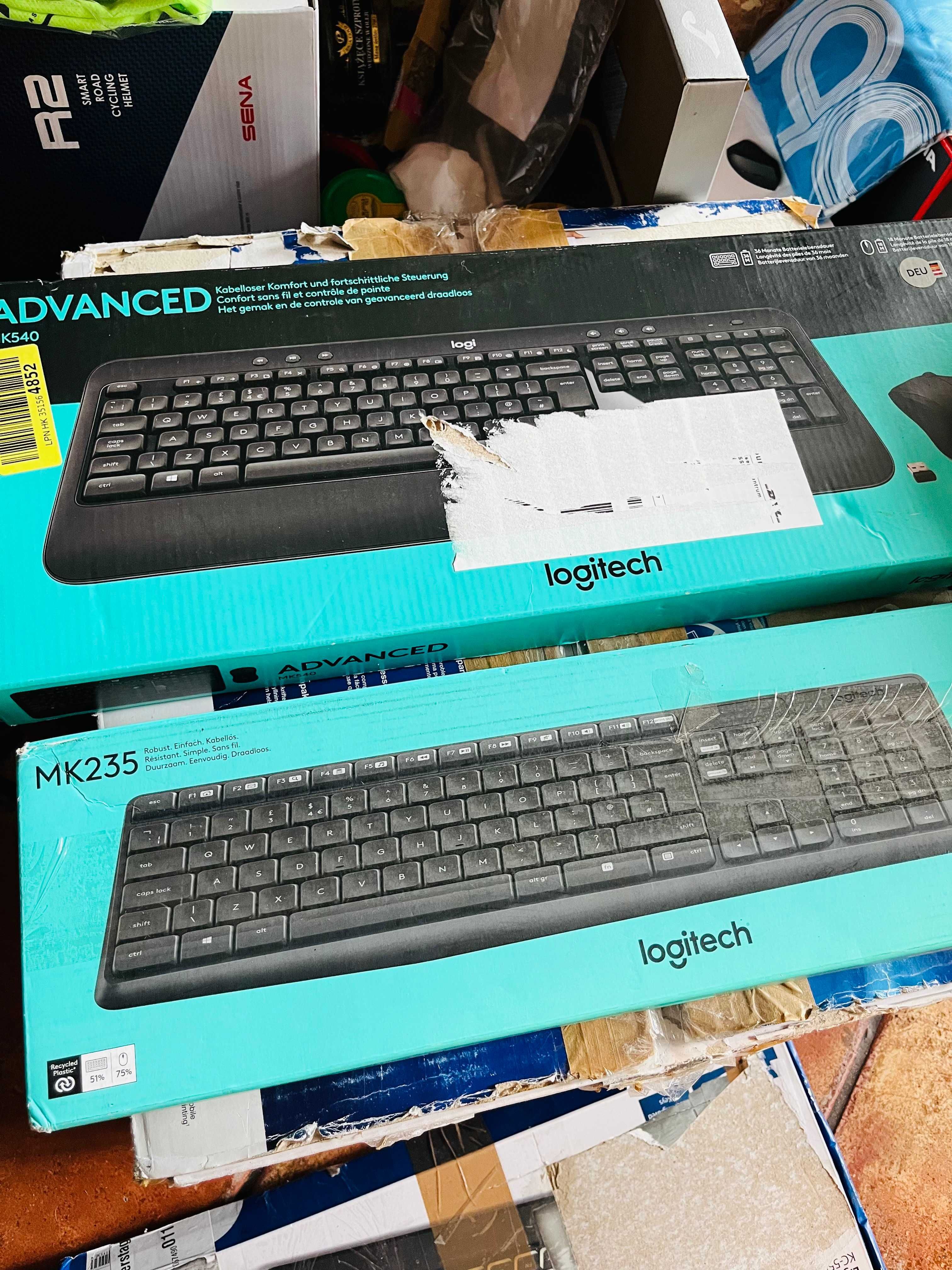 Klawiatyry logitech 4 szt zwroty konsumenckie