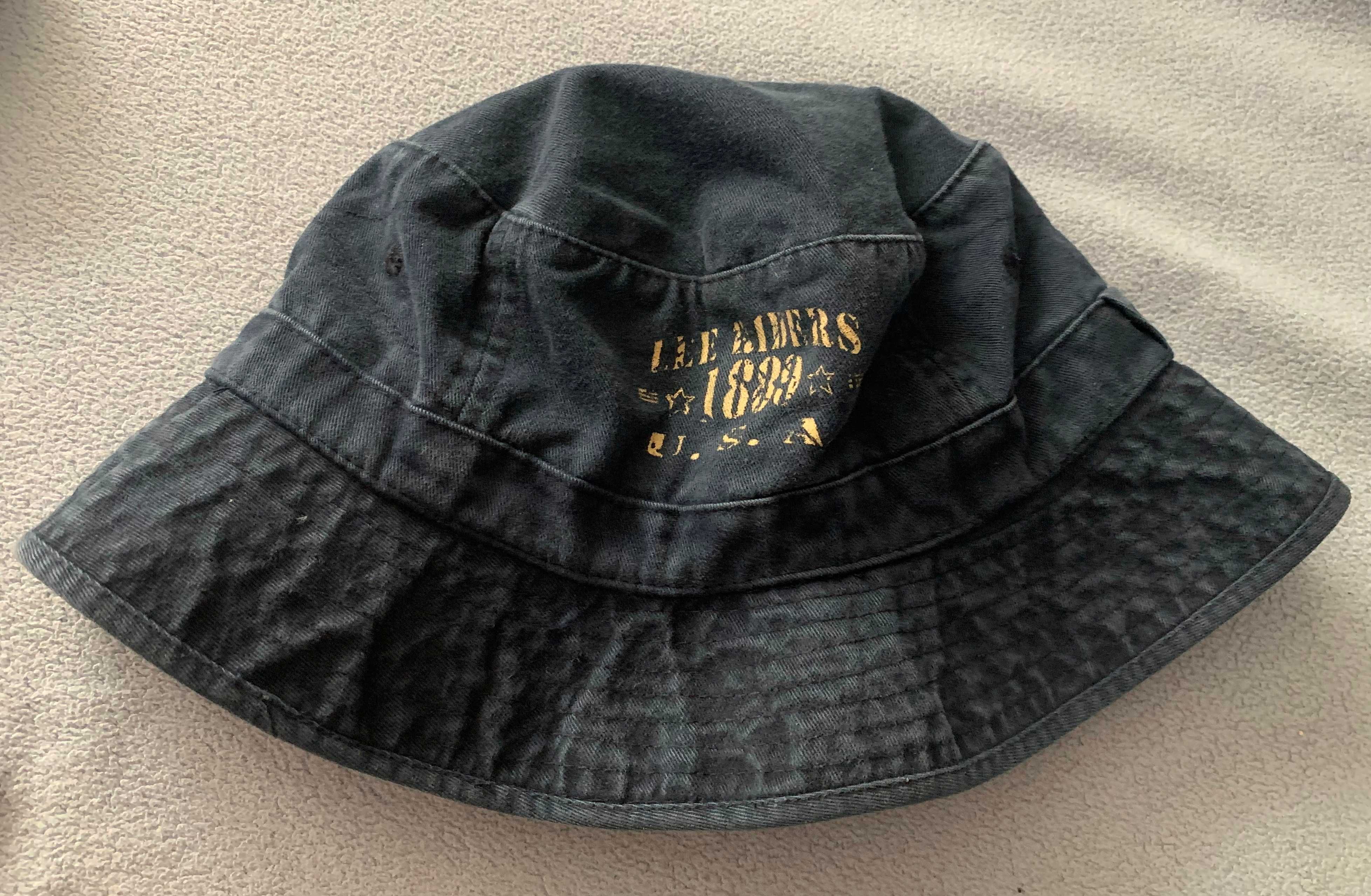 LEE bucket hat granatowy