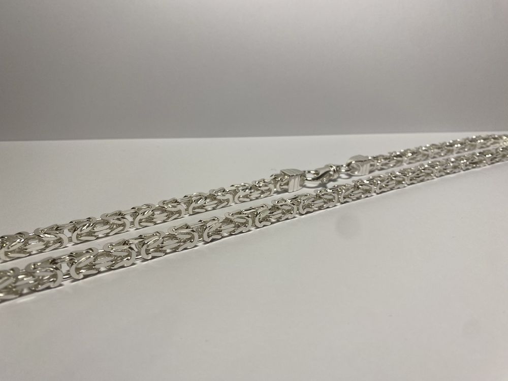 Srebrny łańcuszek królewski 103,66g 60cm