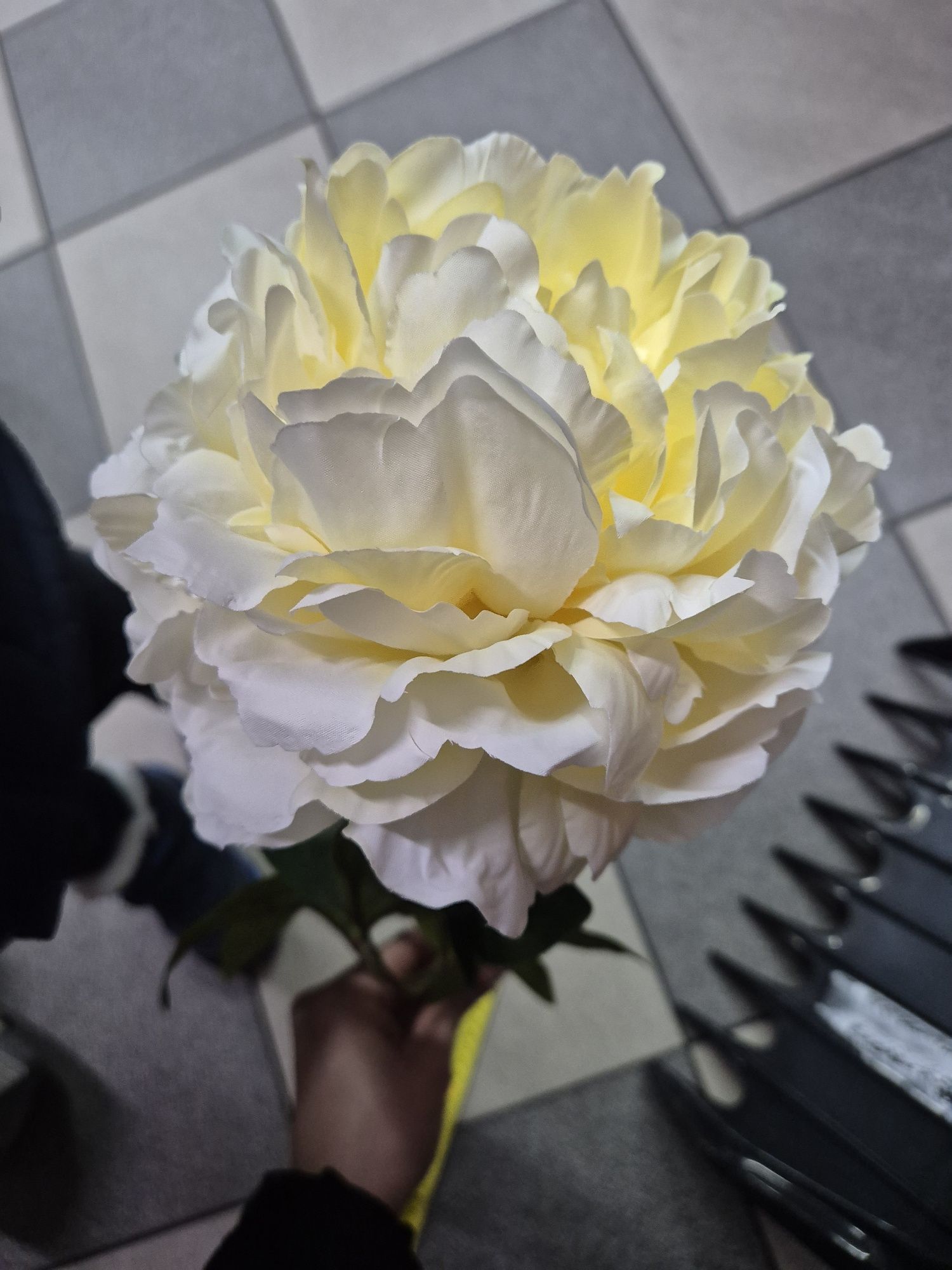 Piwonia sztuczna gałązka 70 cm