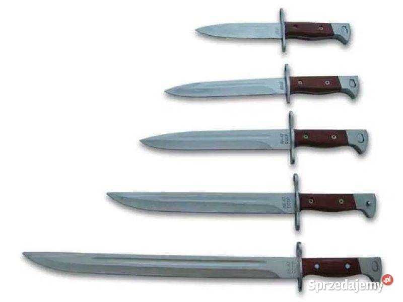 Mega Zestaw 5 szt bagnetów noży AK-47 CCCP