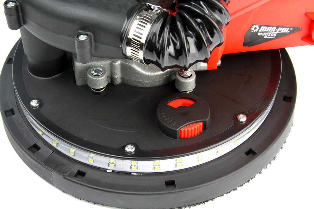 SZLIFIERKA ŻYRAFA DO GIPSU Gładzi Tynku LED Wysięgnikiem Worek Sufitów