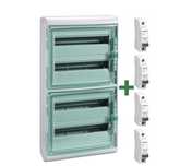 Rozdzielnica natynkowa 4x18 KAEDRA IP65 Schneider