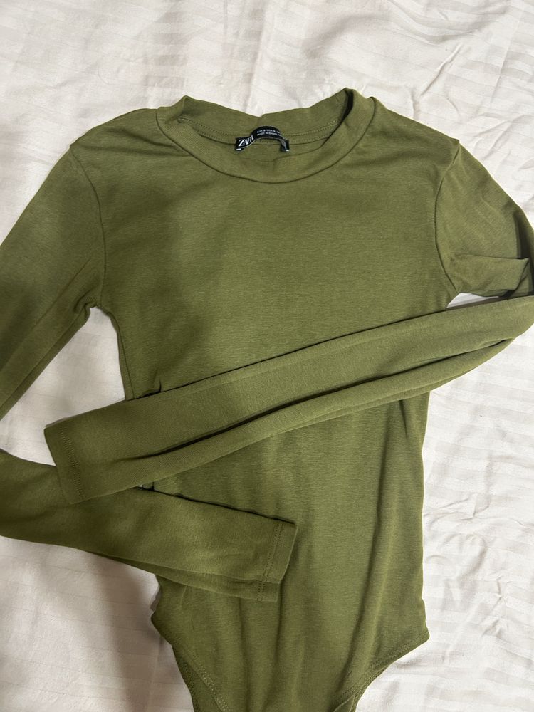 Боді  з довгим рукавом Zara S